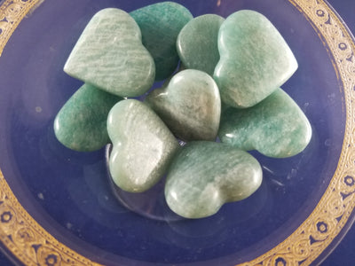 Amazonite Carved Heart