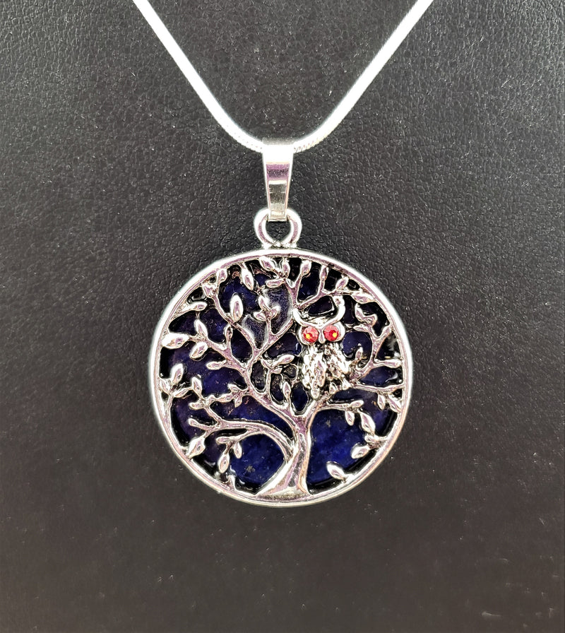 Lapis Lazuli Tree Pendant