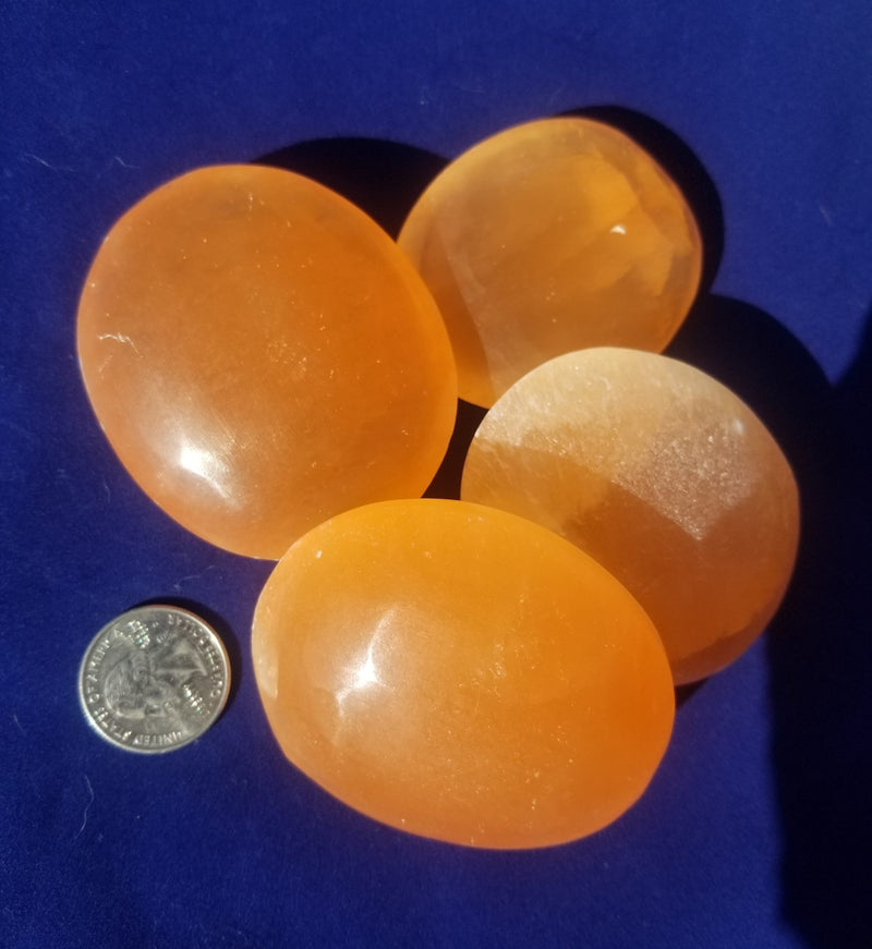 Orange Selenite Pillows