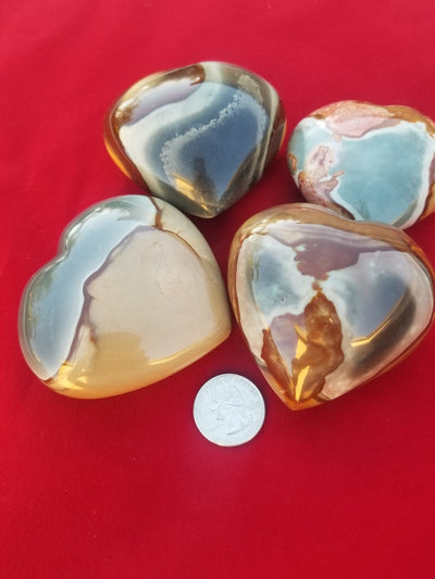 Large Polychrome Jasper Heart